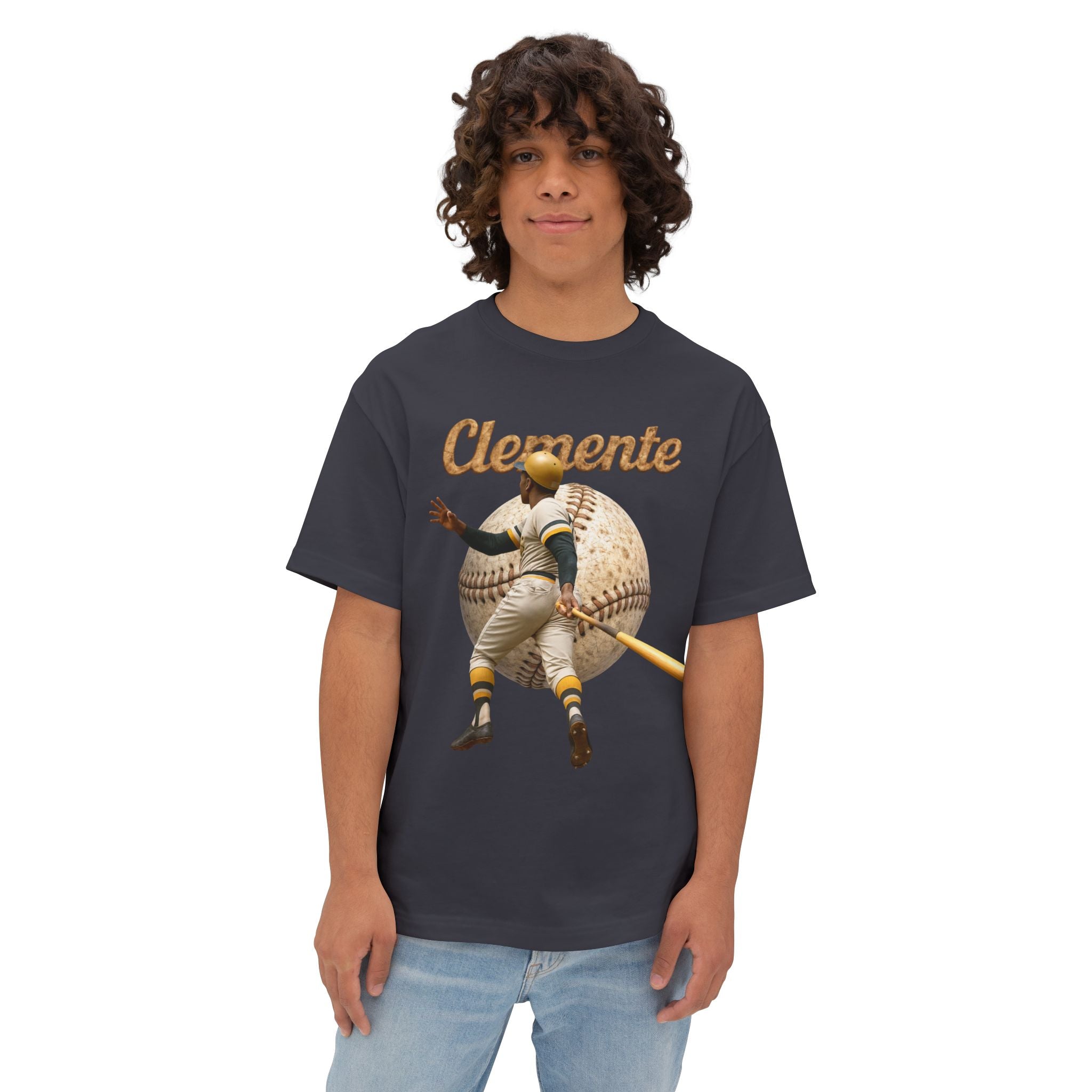 Camiseta Premium “Clemente Leyenda” Oversized Heavy Weight 🇵🇷