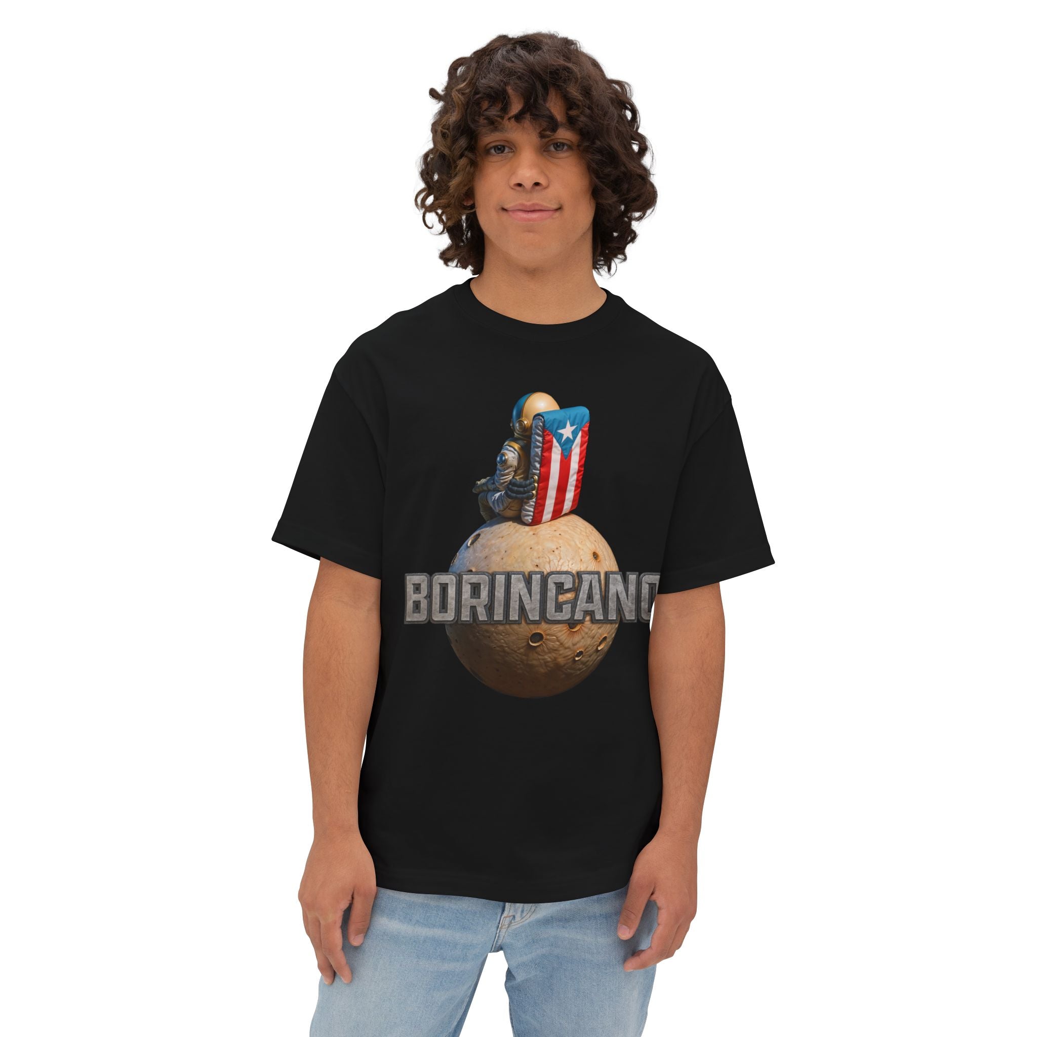 Camiseta Premium “Borincano” Oversized Heavy Weight 🇵🇷