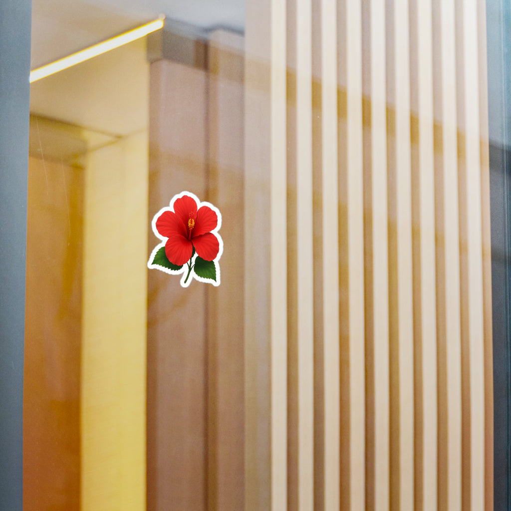 Sticker Flor de Maga Boricua Símbolo de Puerto Rico - Jibarillo