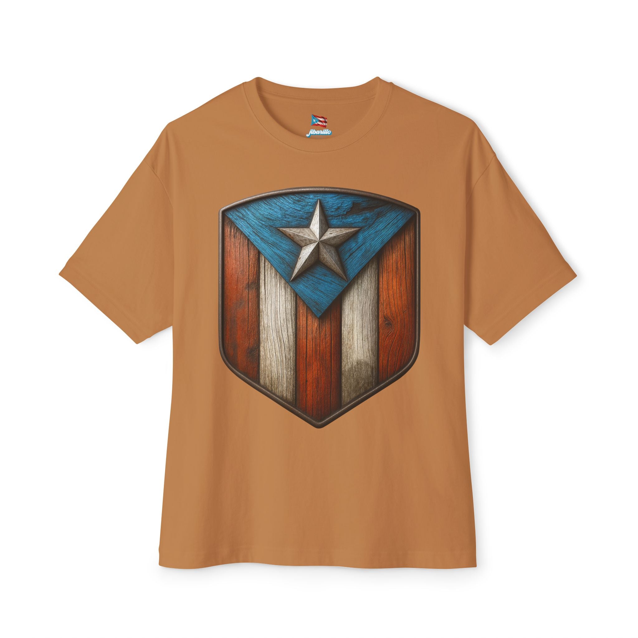 Camiseta Premium front print “Escudo Boricua” Fuerza, Identidad y Orgullo de Puerto Rico 🇵🇷