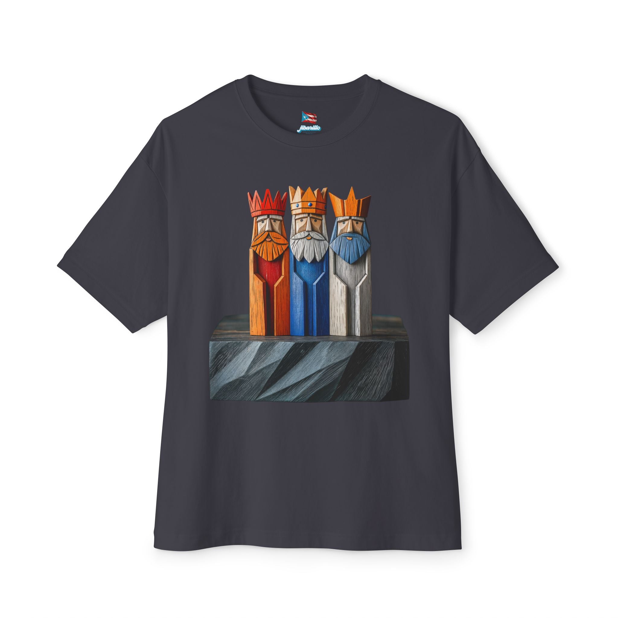 Camiseta Premium front print “Tres Reyes Boricuas” Tradición y Orgullo de Puerto Rico 🇵🇷