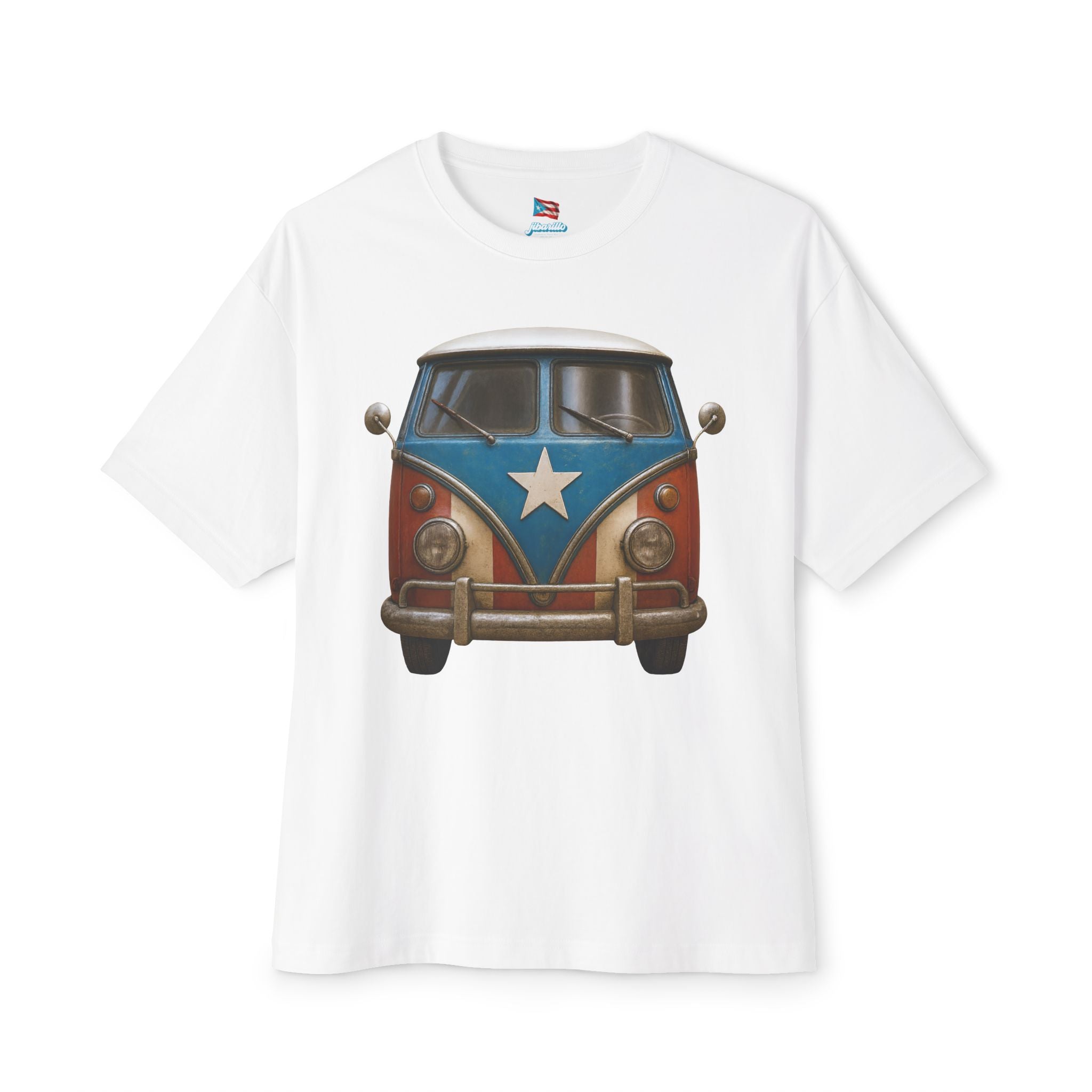 Camiseta Premium front print “La Volky Boricua” – Oversized Heavy Weight 🇵🇷