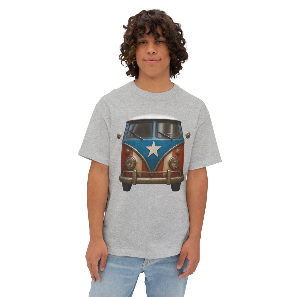 Camiseta Premium front print “La Volky Boricua” – Oversized Heavy Weight 🇵🇷