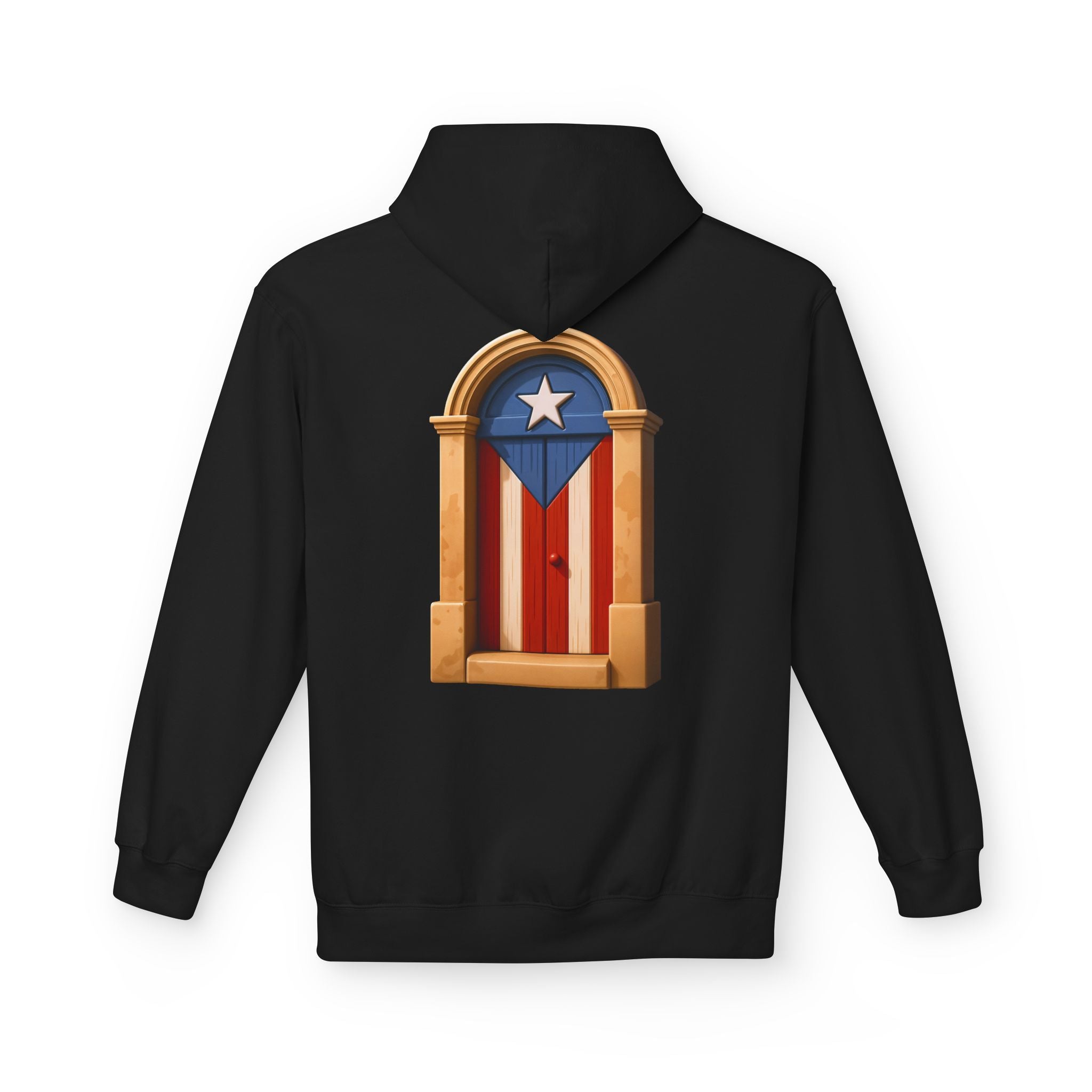 Hoodie Premium “Puerta Boricua” Inspirado en el Viejo San Juan y el Orgullo de Puerto Rico 🇵🇷