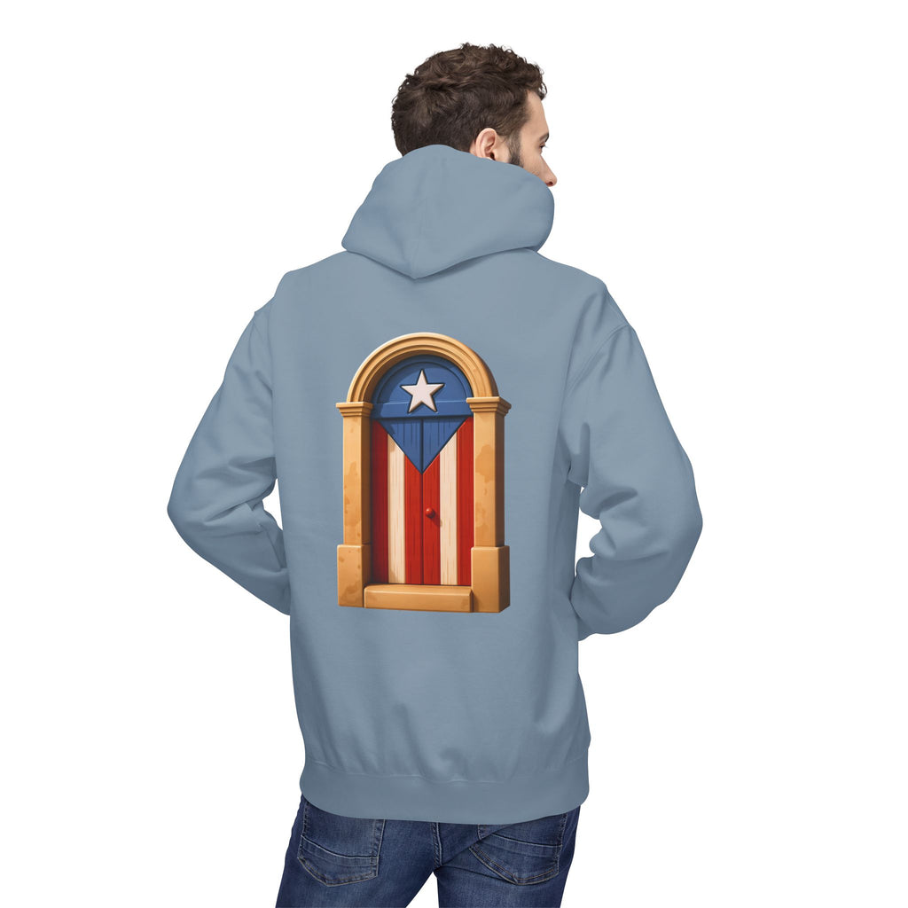 Hoodie Premium “Puerta Boricua” Inspirado en el Viejo San Juan y el Orgullo de Puerto Rico 🇵🇷
