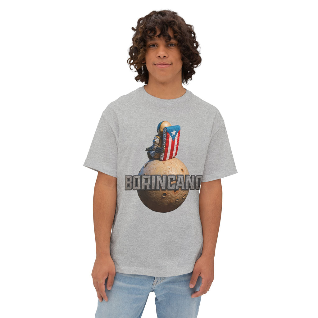 Camiseta Premium Front Print  “Borincano” Oversized Heavy Weight 🇵🇷