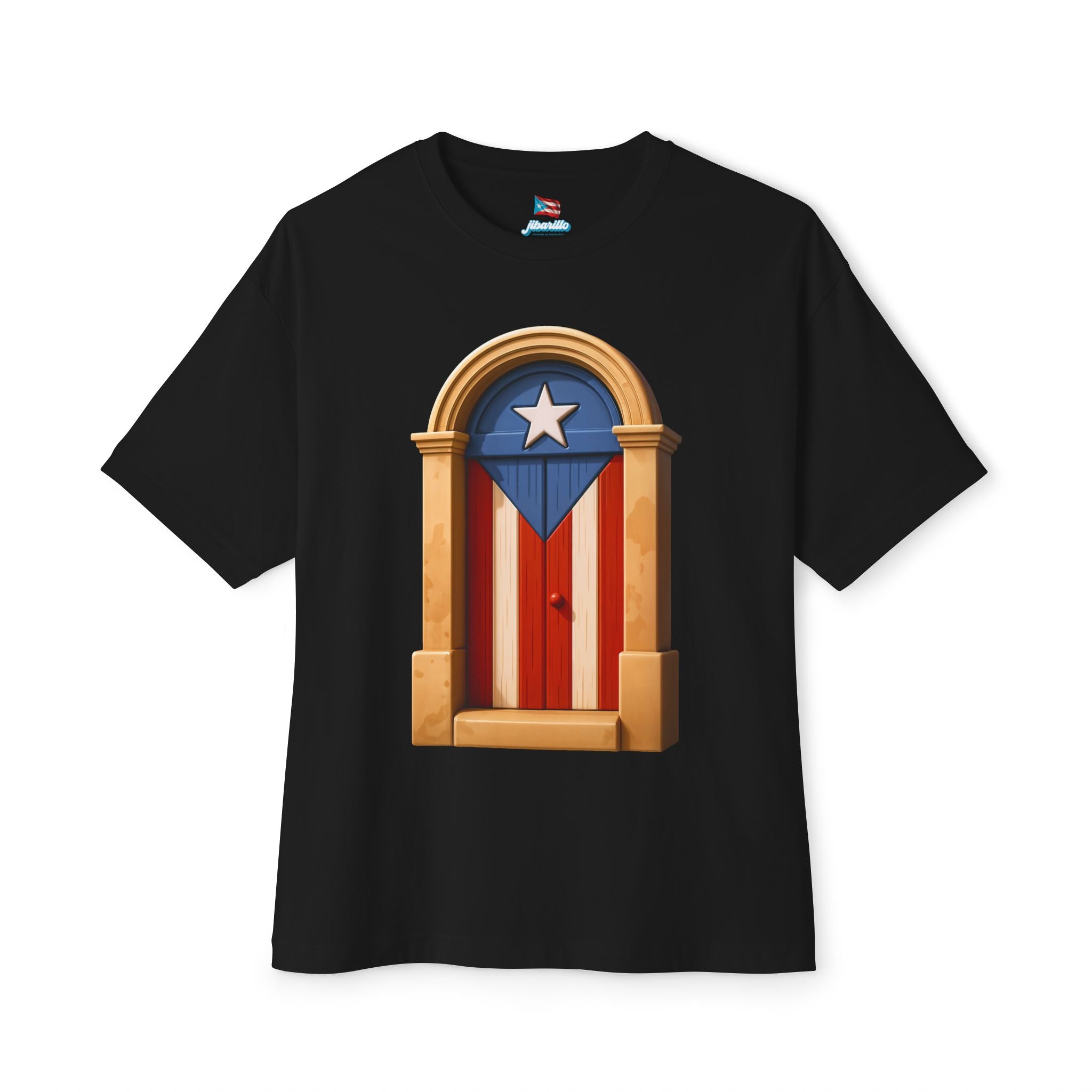 Camiseta Premium “Puerta Boricua” Oversized Heavy Weight 🇵🇷