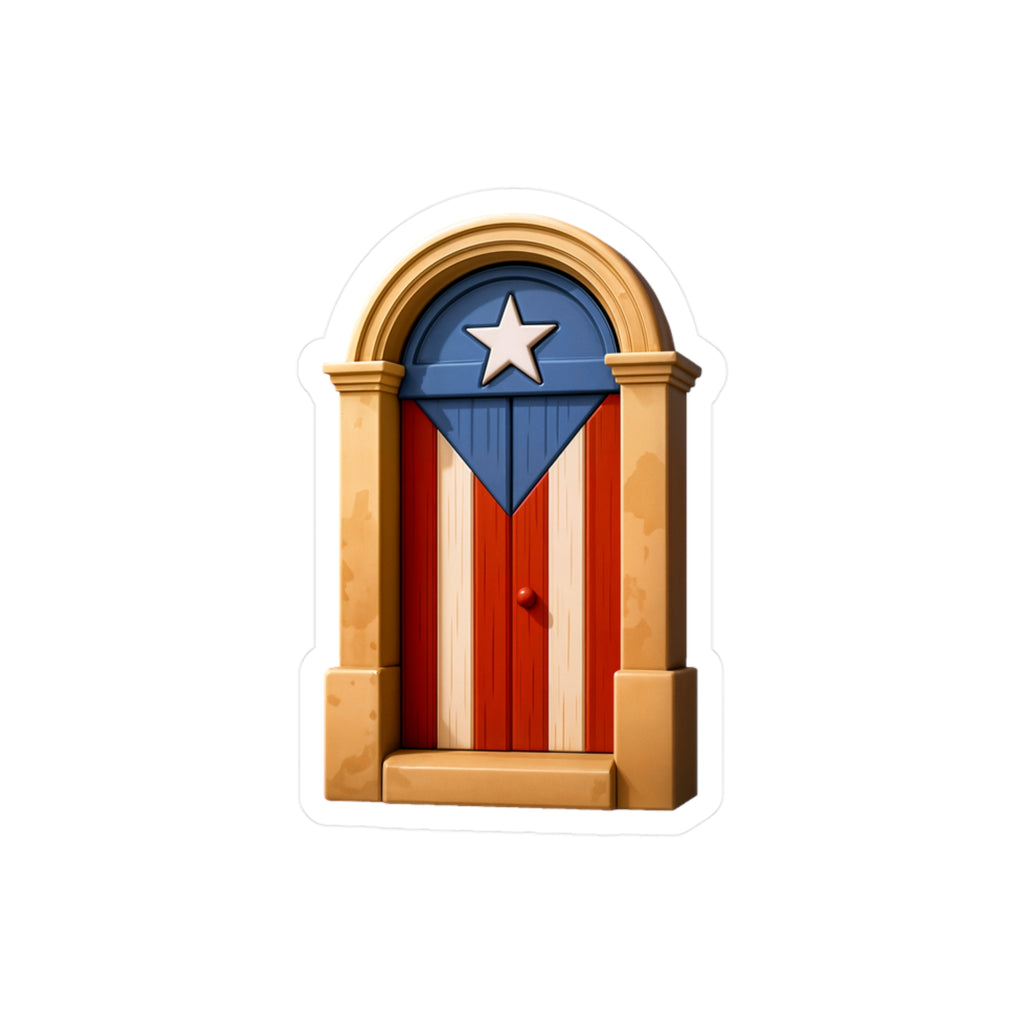 Sticker Puerta Boricua Puerta del Viejo San Juan - Jibarillo