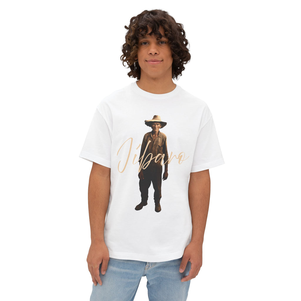 Camiseta Premium “Jíbaro” Orgullo de Nuestras Raíces Boricuas Oversized Heavy Weight 🇵🇷