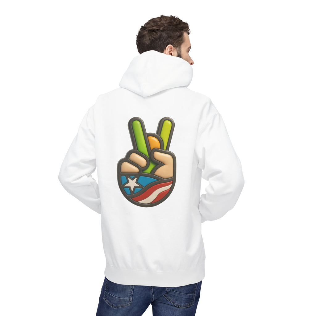 Hoodie “Paz Boricua” Cultura y Orgullo de Puerto Rico 🇵🇷✌️