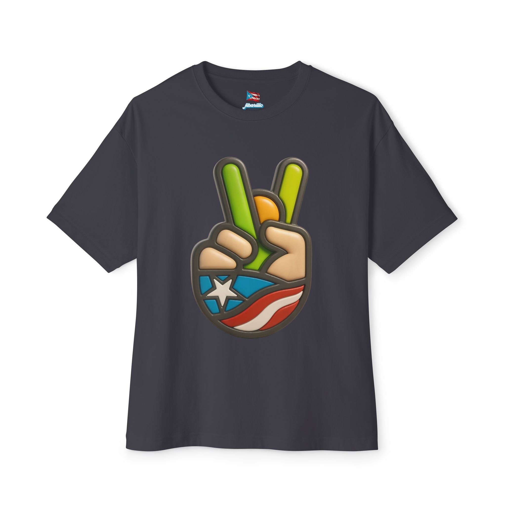 Camiseta Premium front print “Paz Boricua” Orgullo y Cultura de Puerto Rico 🇵🇷