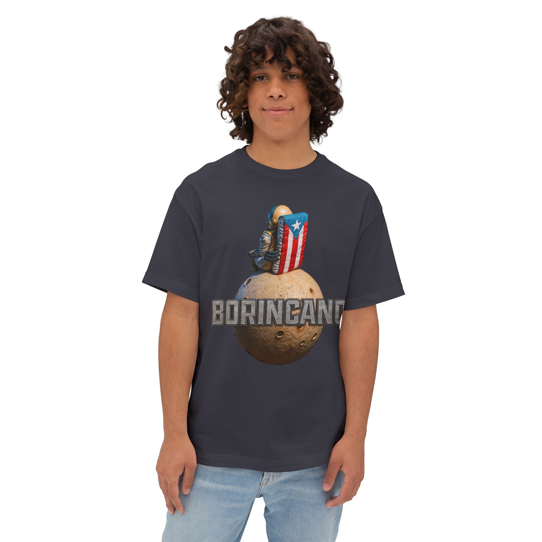 Camiseta Premium “Borincano” Oversized Heavy Weight 🇵🇷