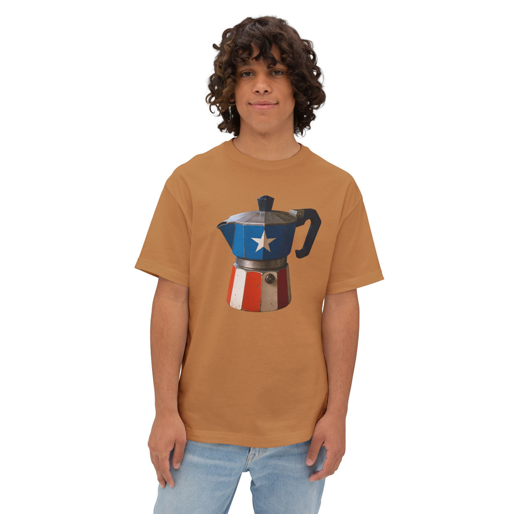 Camiseta Premium front print “Greca Boricua” – Oversized Heavy Weight 🇵🇷