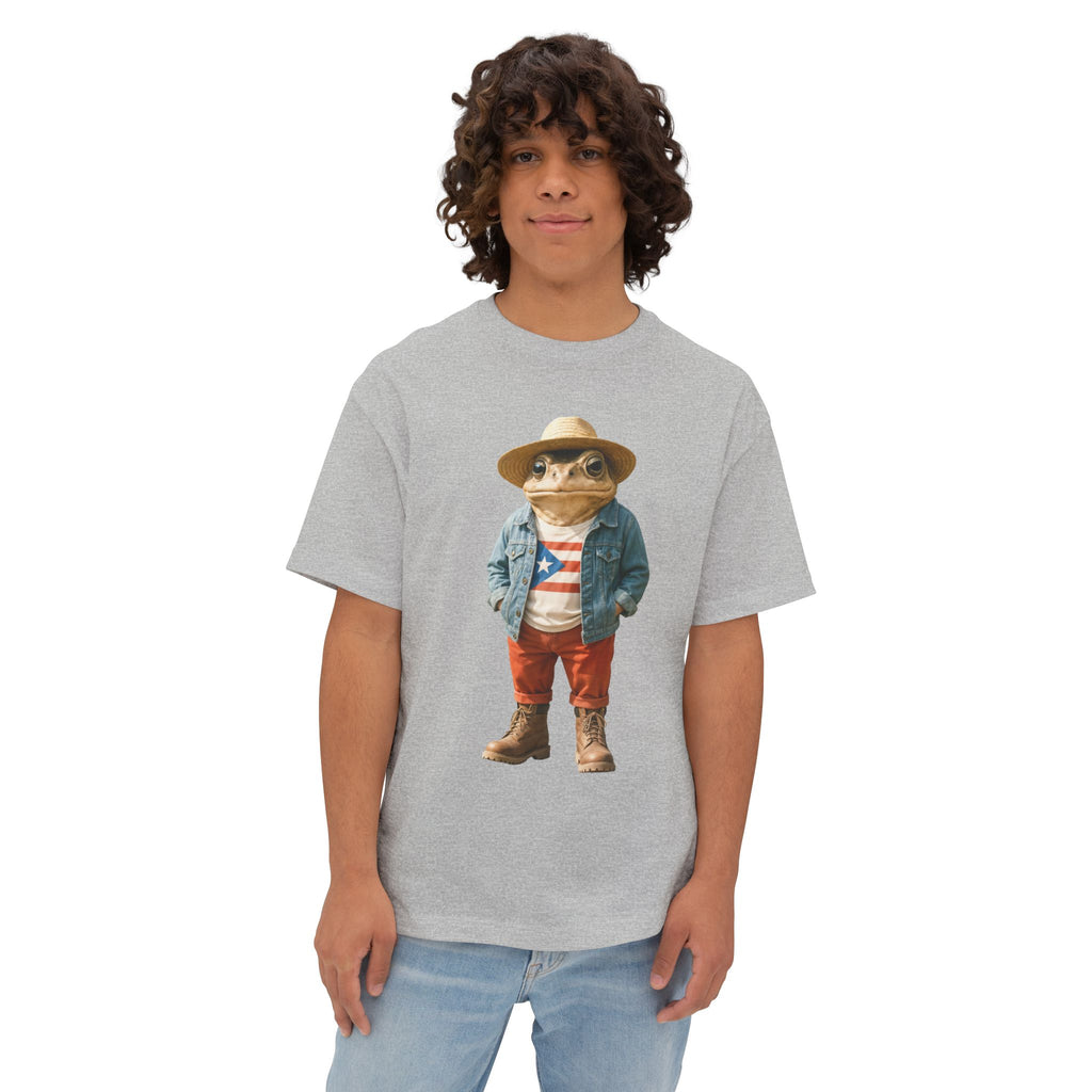 Camiseta Premium front print “Sapo Concho” Oversized Heavy Weight 🇵🇷