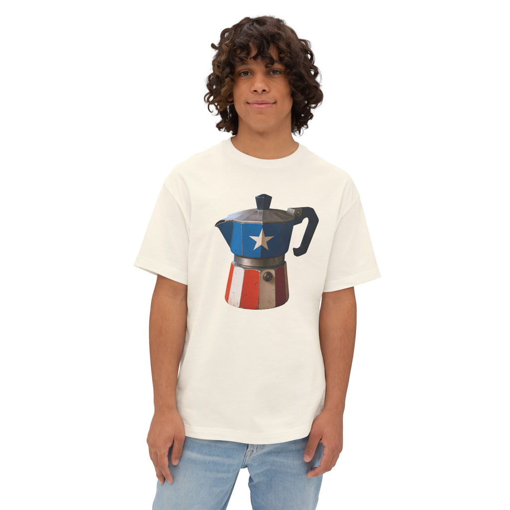 Camiseta Premium front print “Greca Boricua” – Oversized Heavy Weight 🇵🇷
