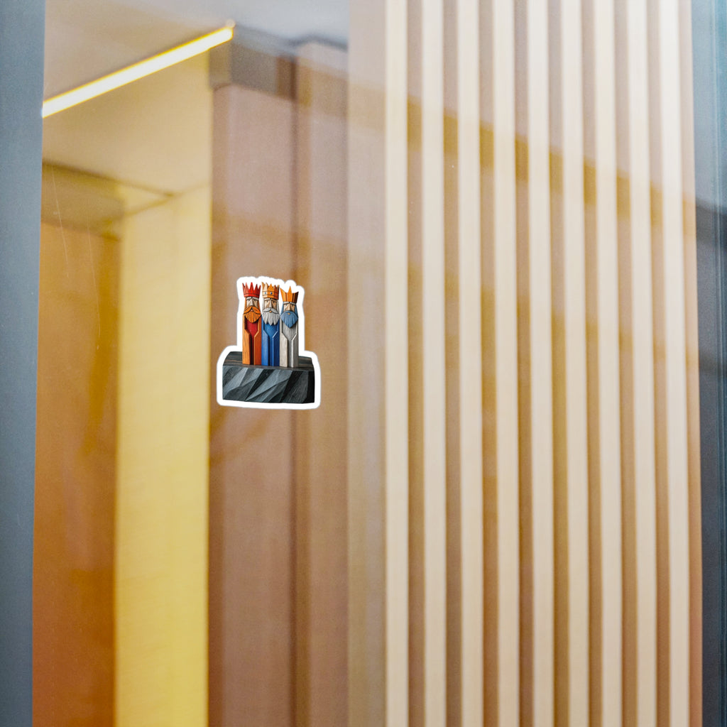 Sticker Tres Reyes Magos Boricuas Tradición de Puerto Rico - Jibarillo