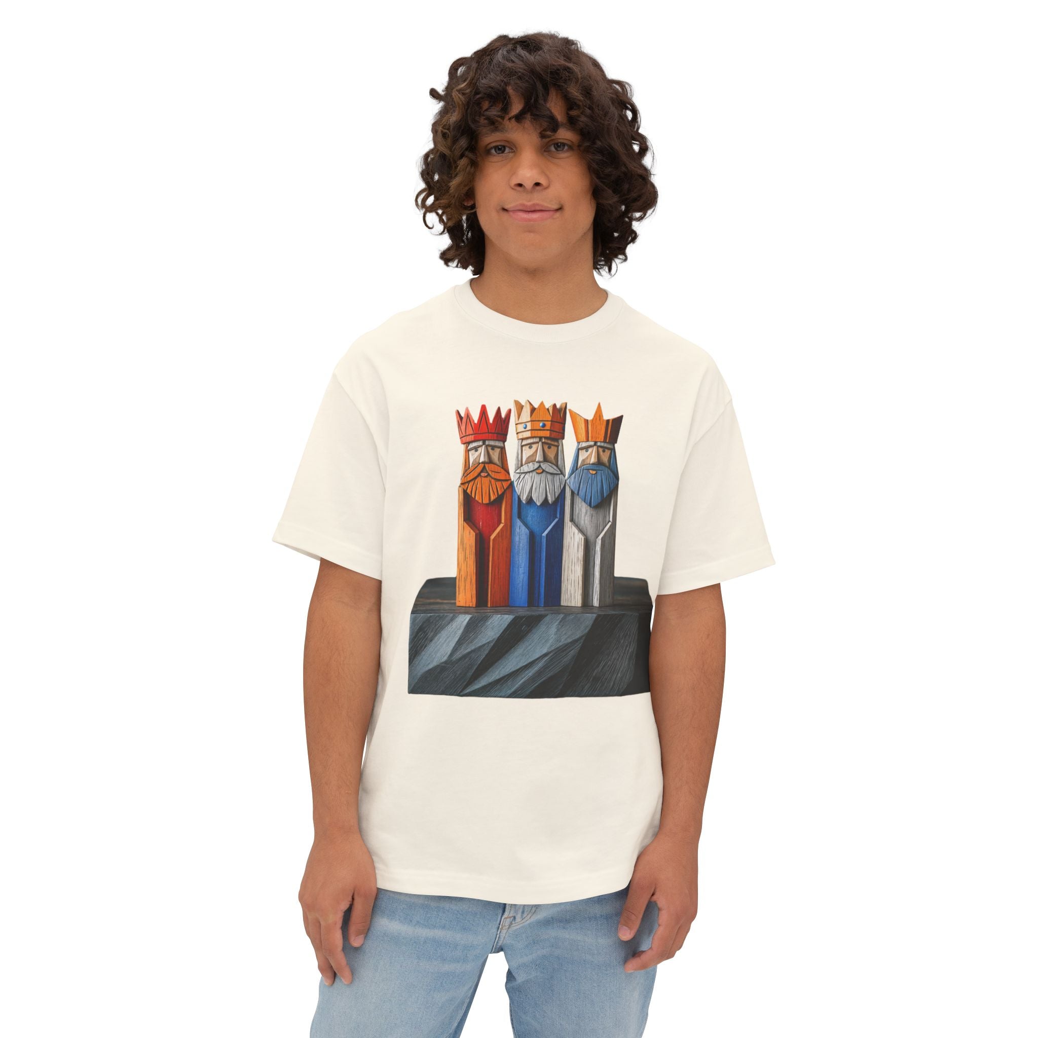 Camiseta Premium front print “Tres Reyes Boricuas” Tradición y Orgullo de Puerto Rico 🇵🇷