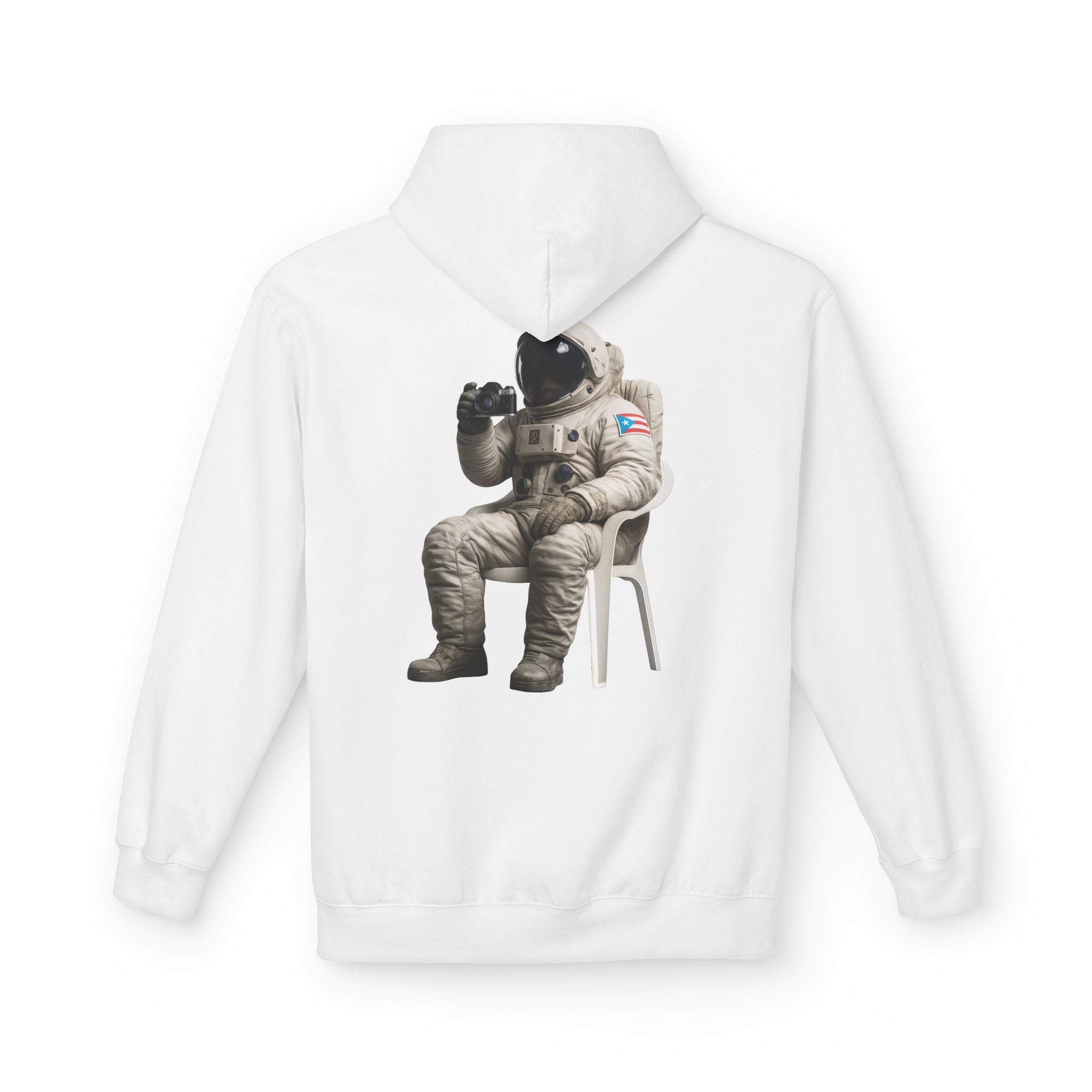 Hoodie Premium “Boricua en la Luna” Astronauta Boricua Midweight Softstyle Fleece 🇵🇷