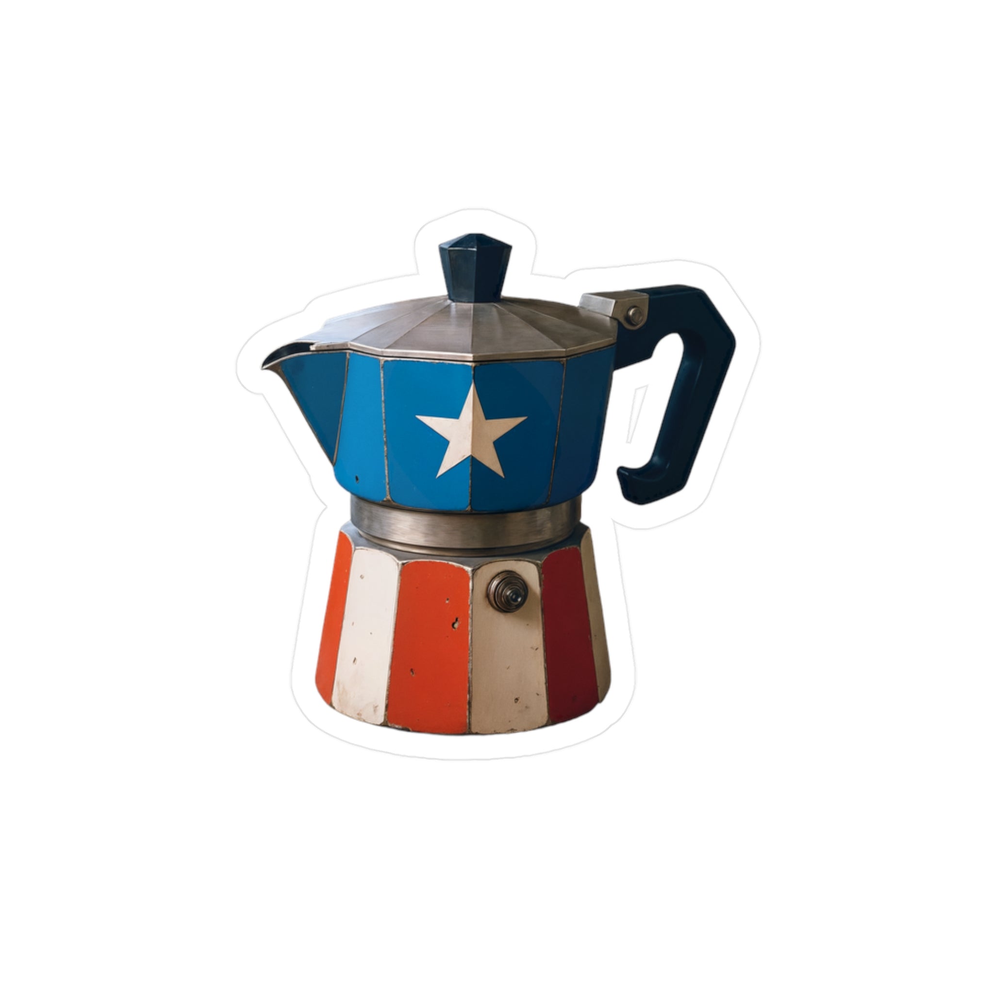 Sticker Greca Boricua Café y Cultura de Puerto Rico - Jibarillo