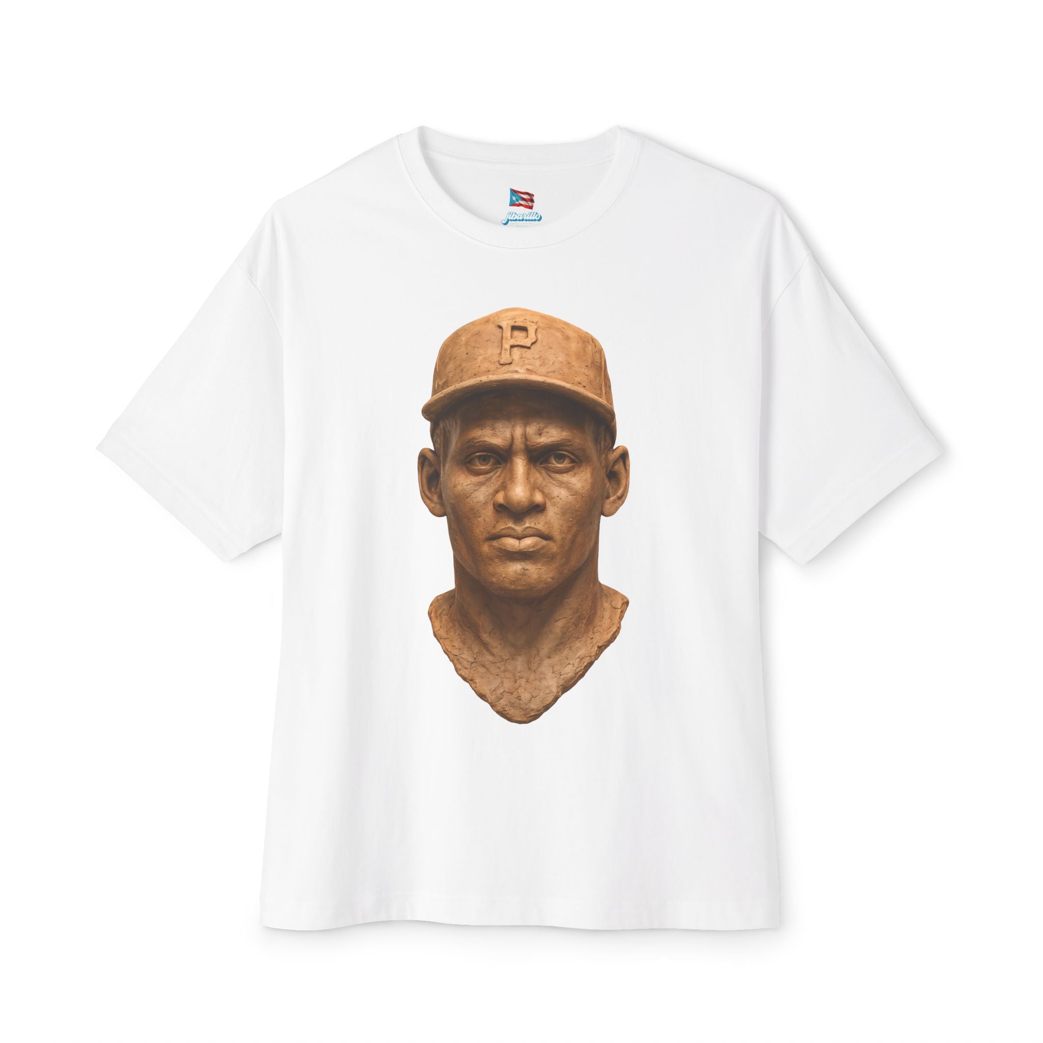 Camiseta Premium front print “Clemente” Oversized Heavy Weight 🇵🇷