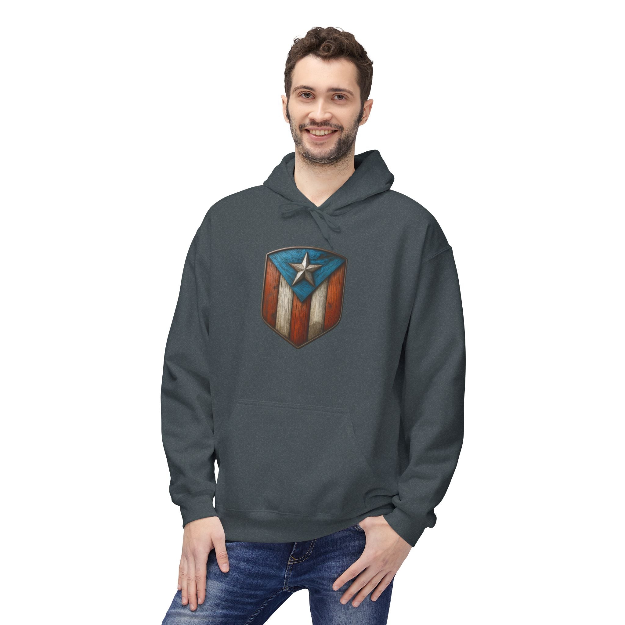Hoodie Premium “Escudo Boricua” Cultura y Orgullo de Puerto Rico 🇵🇷