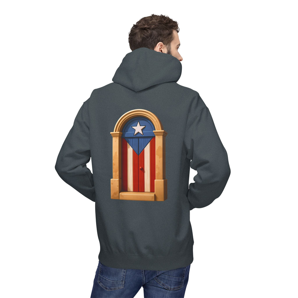 Hoodie Premium “Puerta Boricua” Inspirado en el Viejo San Juan y el Orgullo de Puerto Rico 🇵🇷