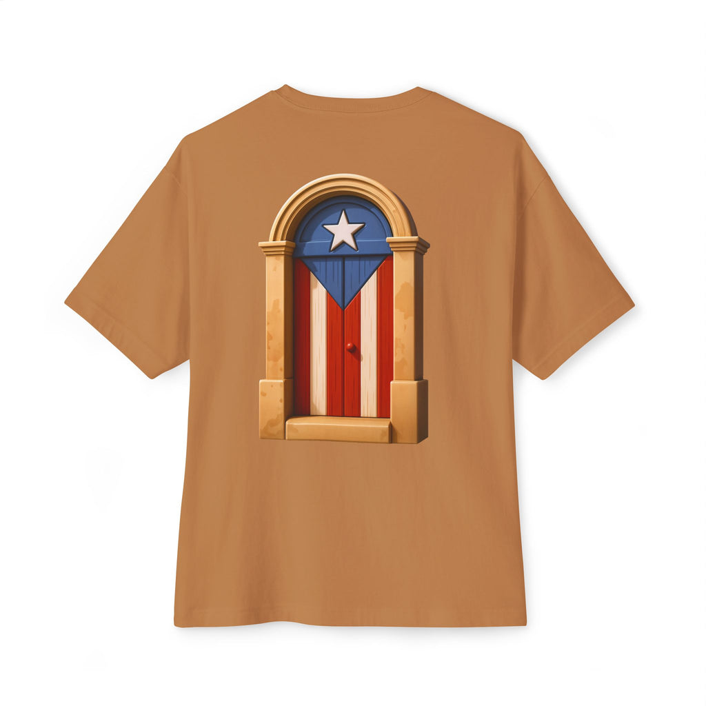 Camiseta Premium “Puerta Boricua” Oversized Heavy Weight 🇵🇷