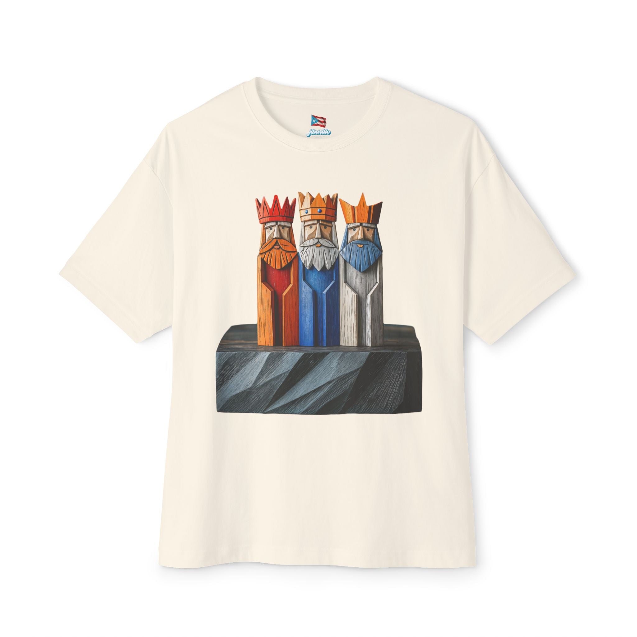 Camiseta Premium front print “Tres Reyes Boricuas” Tradición y Orgullo de Puerto Rico 🇵🇷