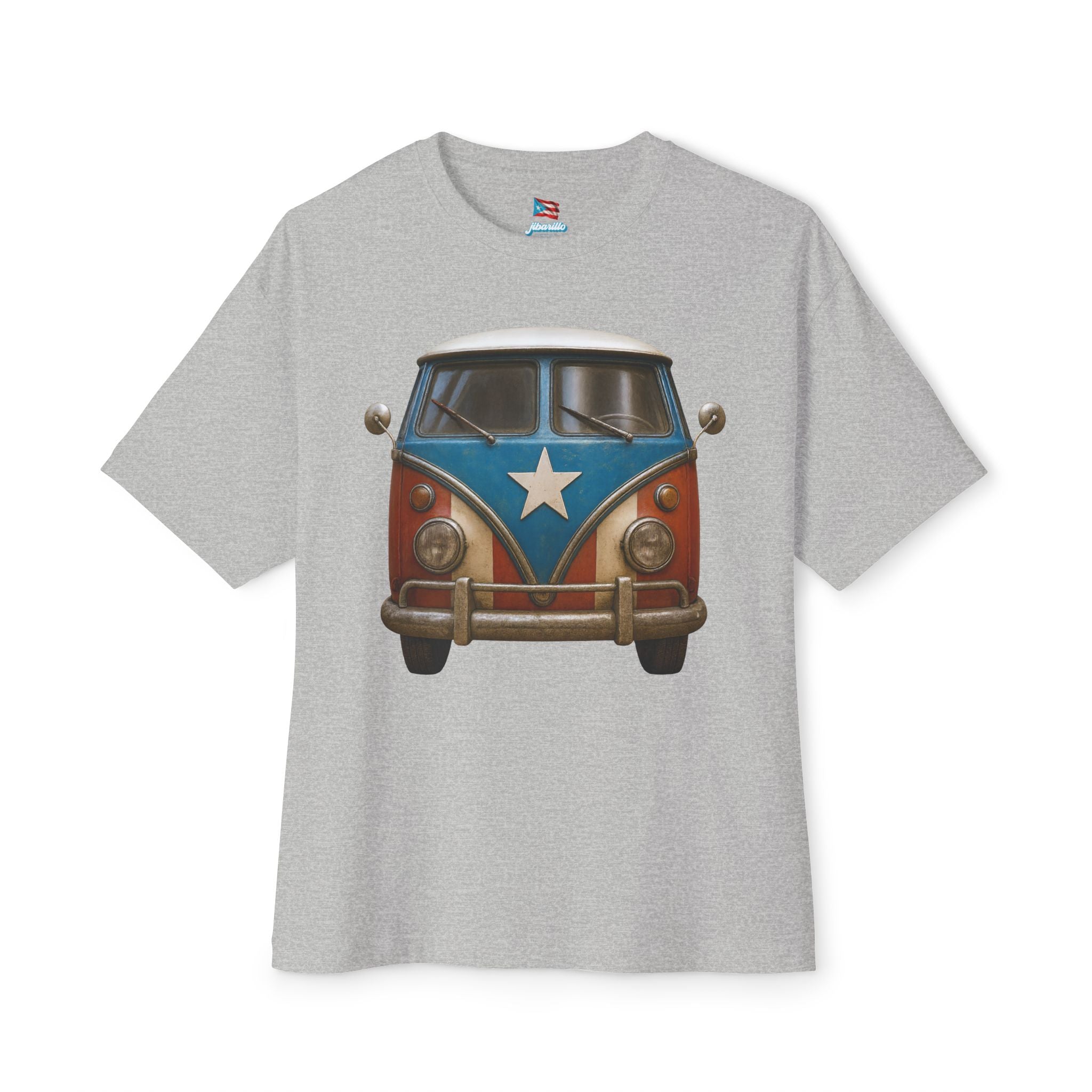 Camiseta Premium front print “La Volky Boricua” – Oversized Heavy Weight 🇵🇷