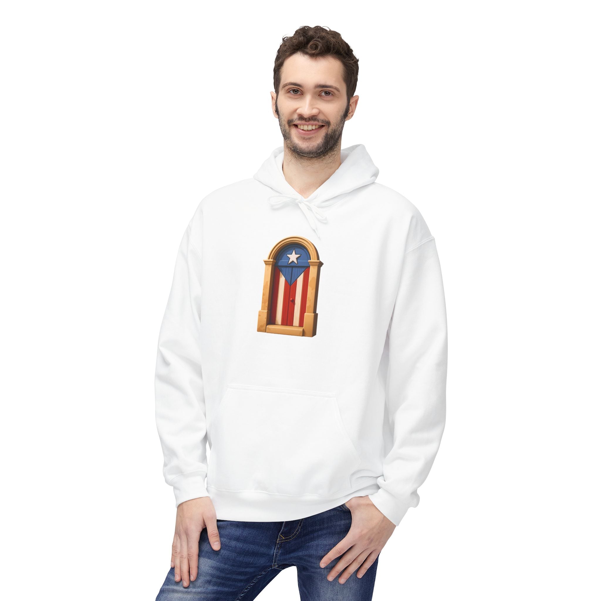 Hoodie Premium “Puerta Boricua” Inspirado en el Viejo San Juan y el Orgullo de Puerto Rico 🇵🇷