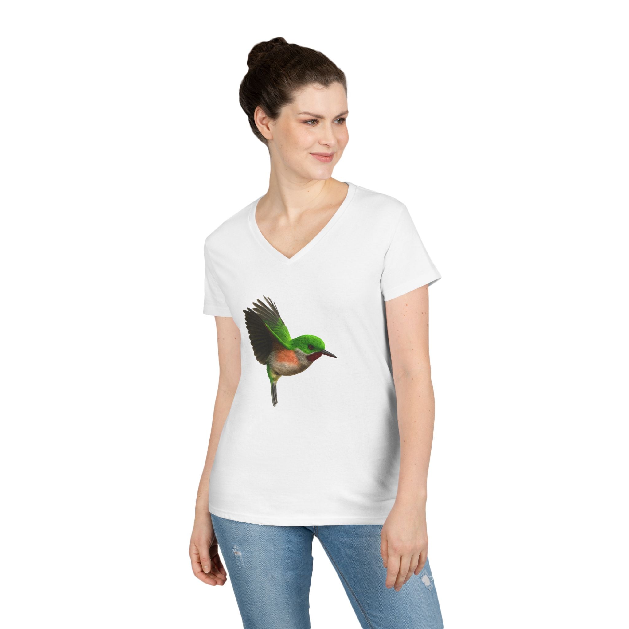 Camiseta V-Neck “San Pedrito” Ave Nacional de Puerto Rico 🇵🇷