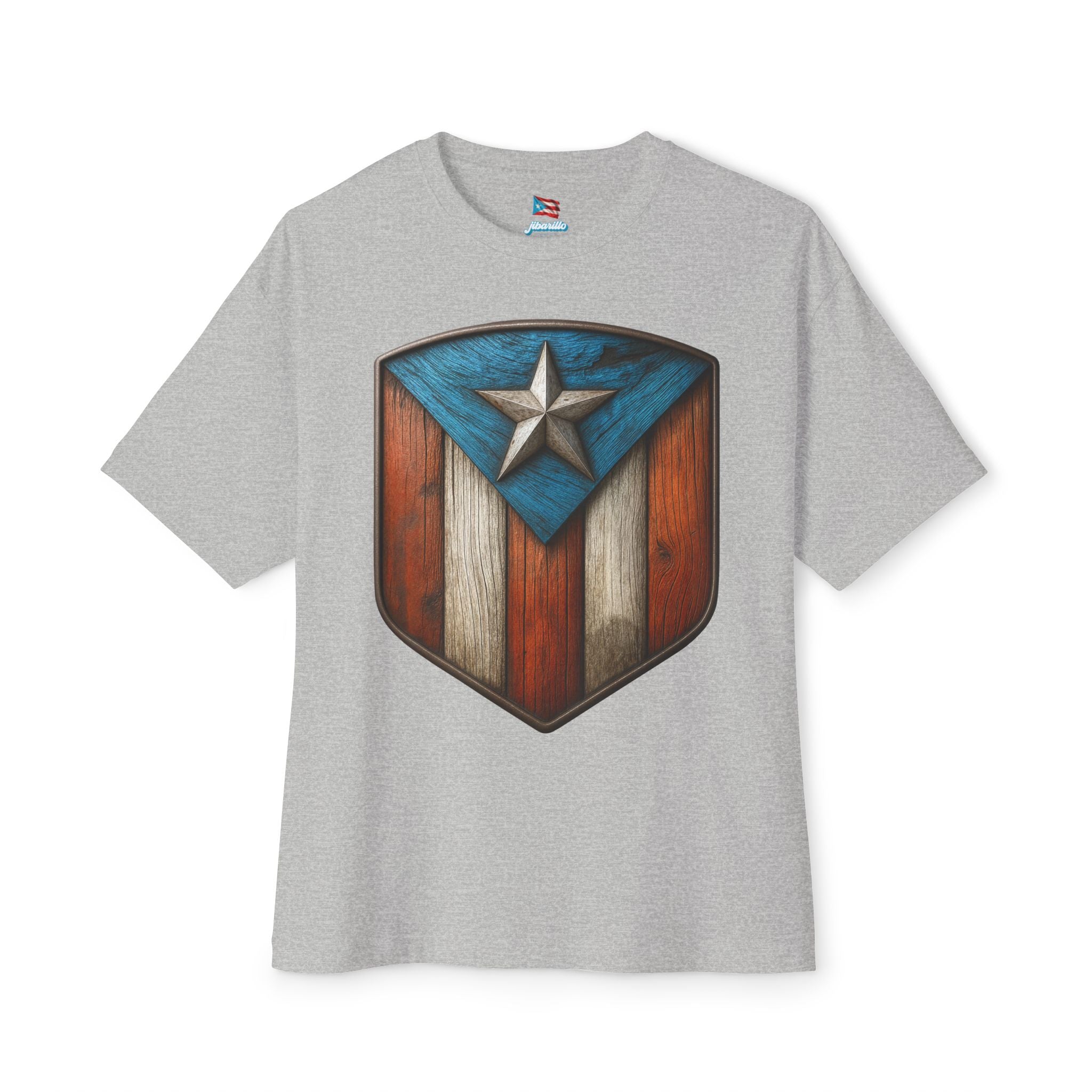 Camiseta Premium front print “Escudo Boricua” Fuerza, Identidad y Orgullo de Puerto Rico 🇵🇷