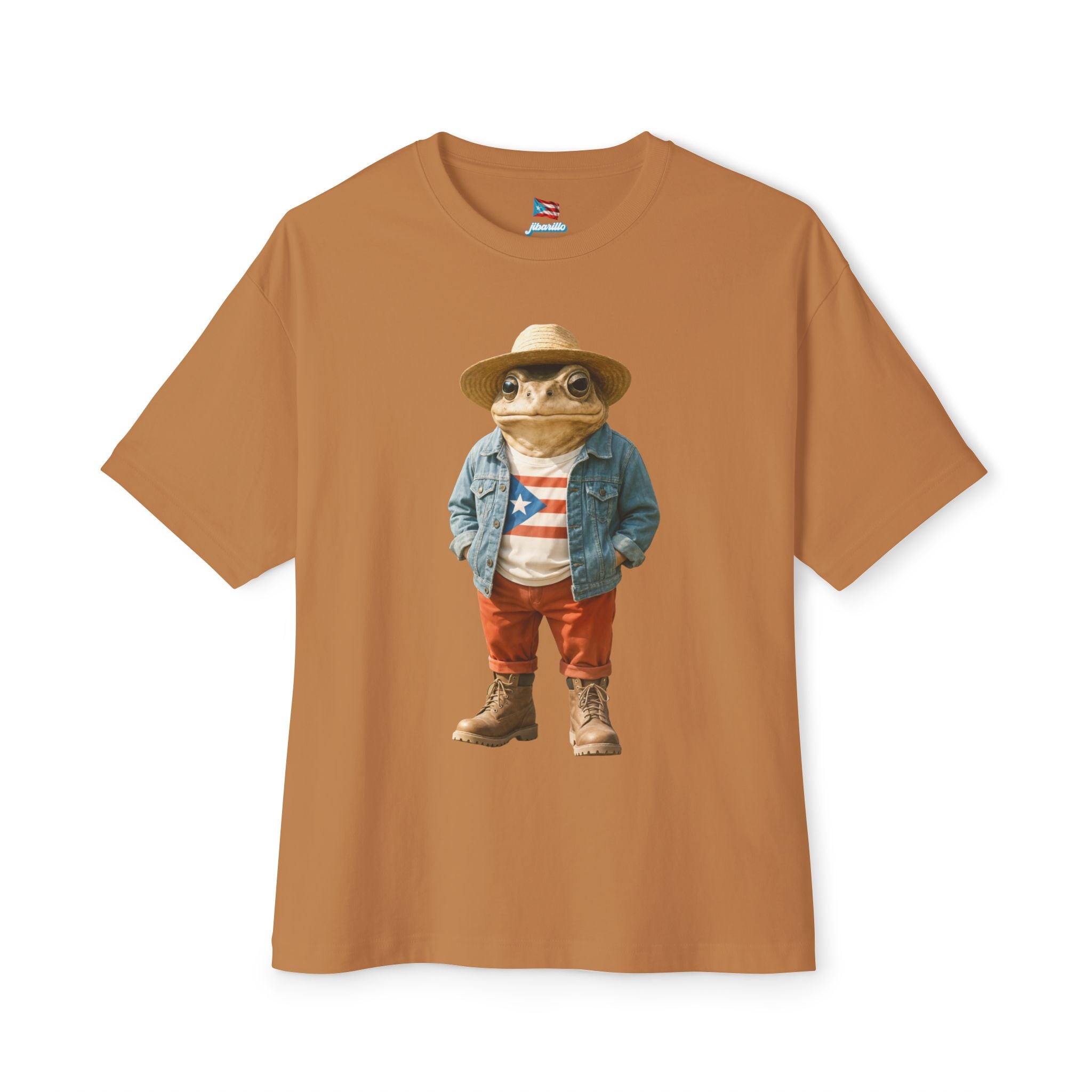 Camiseta Premium front print “Sapo Concho” Oversized Heavy Weight 🇵🇷