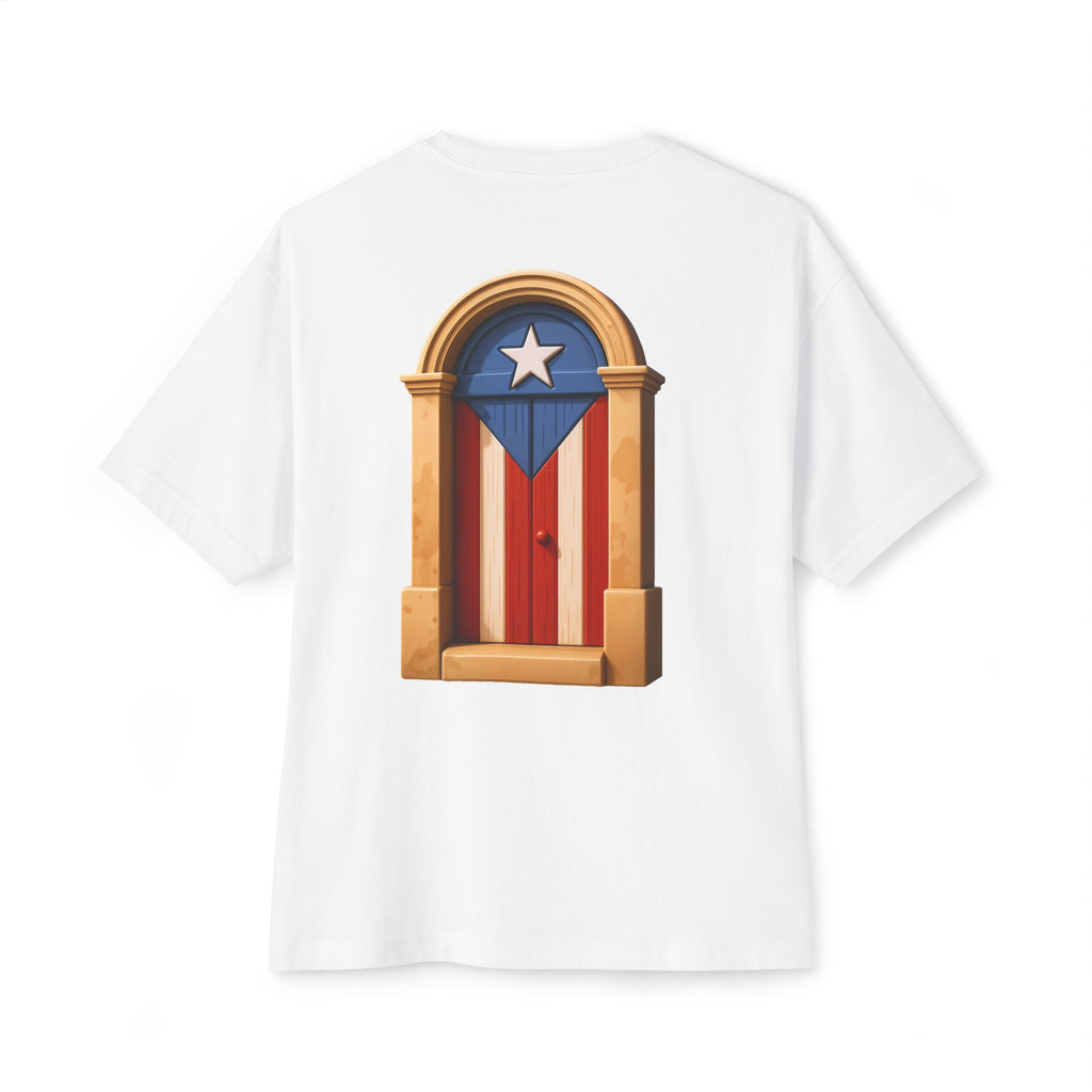 Camiseta Premium “Puerta Boricua” Oversized Heavy Weight 🇵🇷