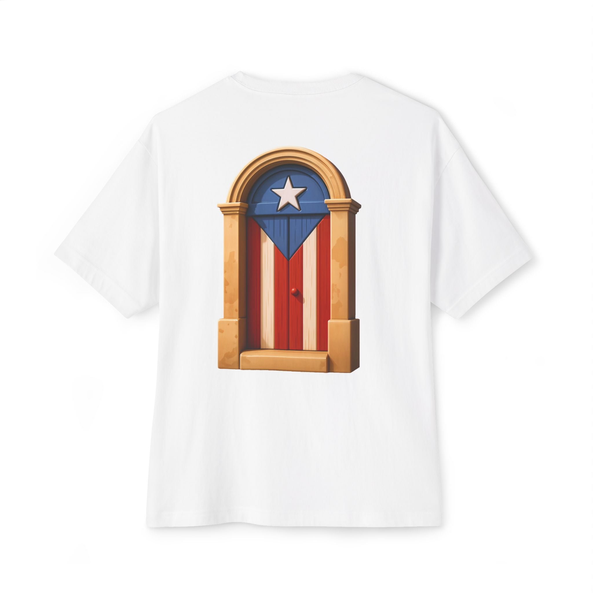 Camiseta Premium “Puerta Boricua” Oversized Heavy Weight 🇵🇷