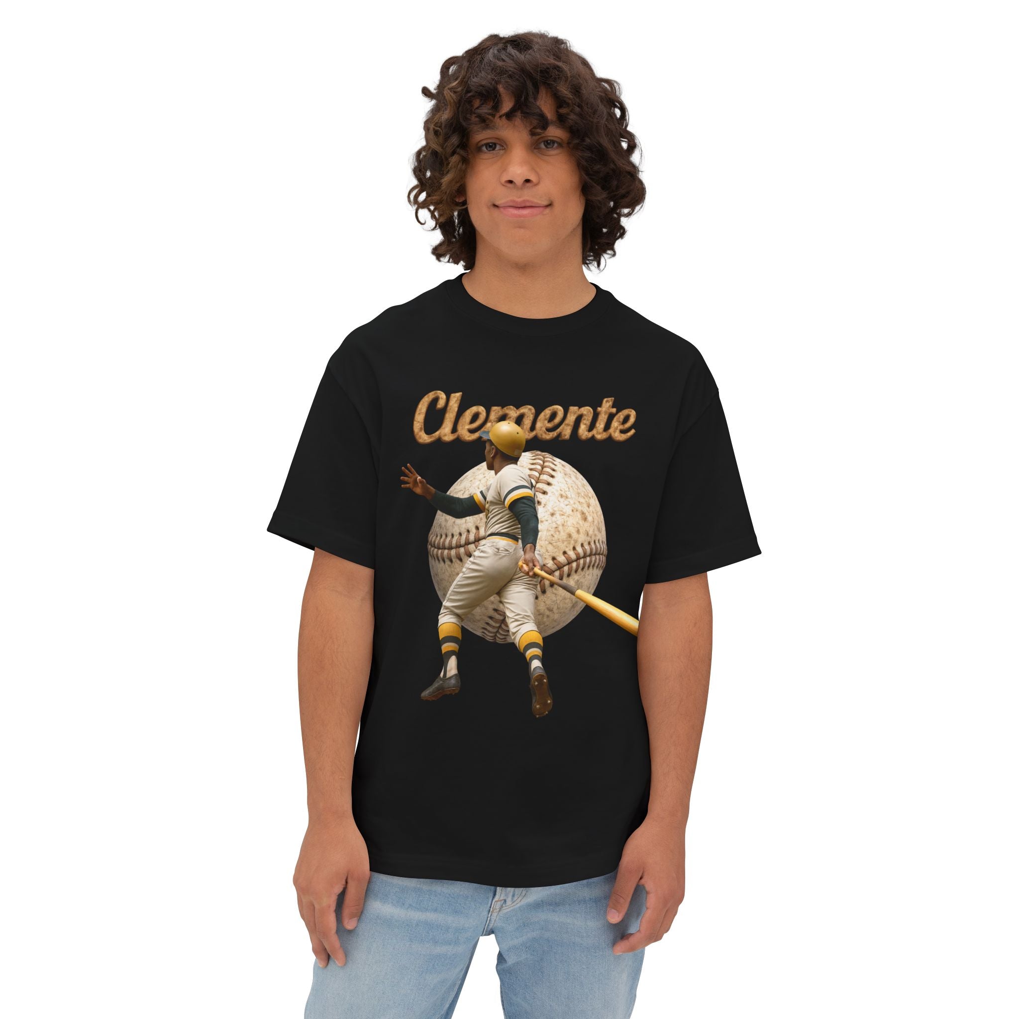 Camiseta Premium “Clemente Leyenda” Oversized Heavy Weight 🇵🇷