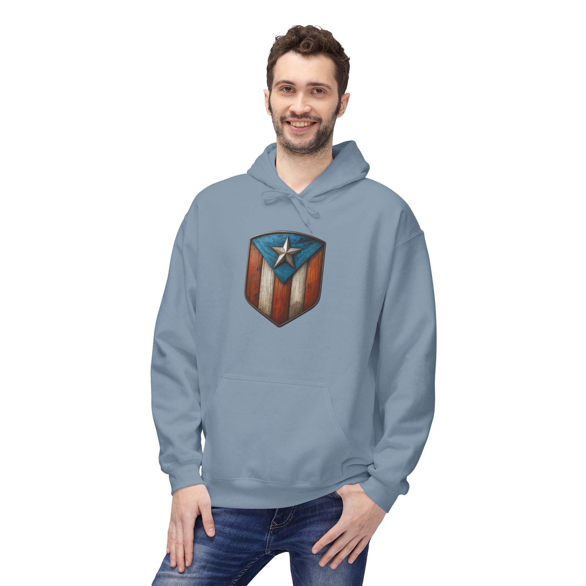 Hoodie Premium “Escudo Boricua” Cultura y Orgullo de Puerto Rico 🇵🇷