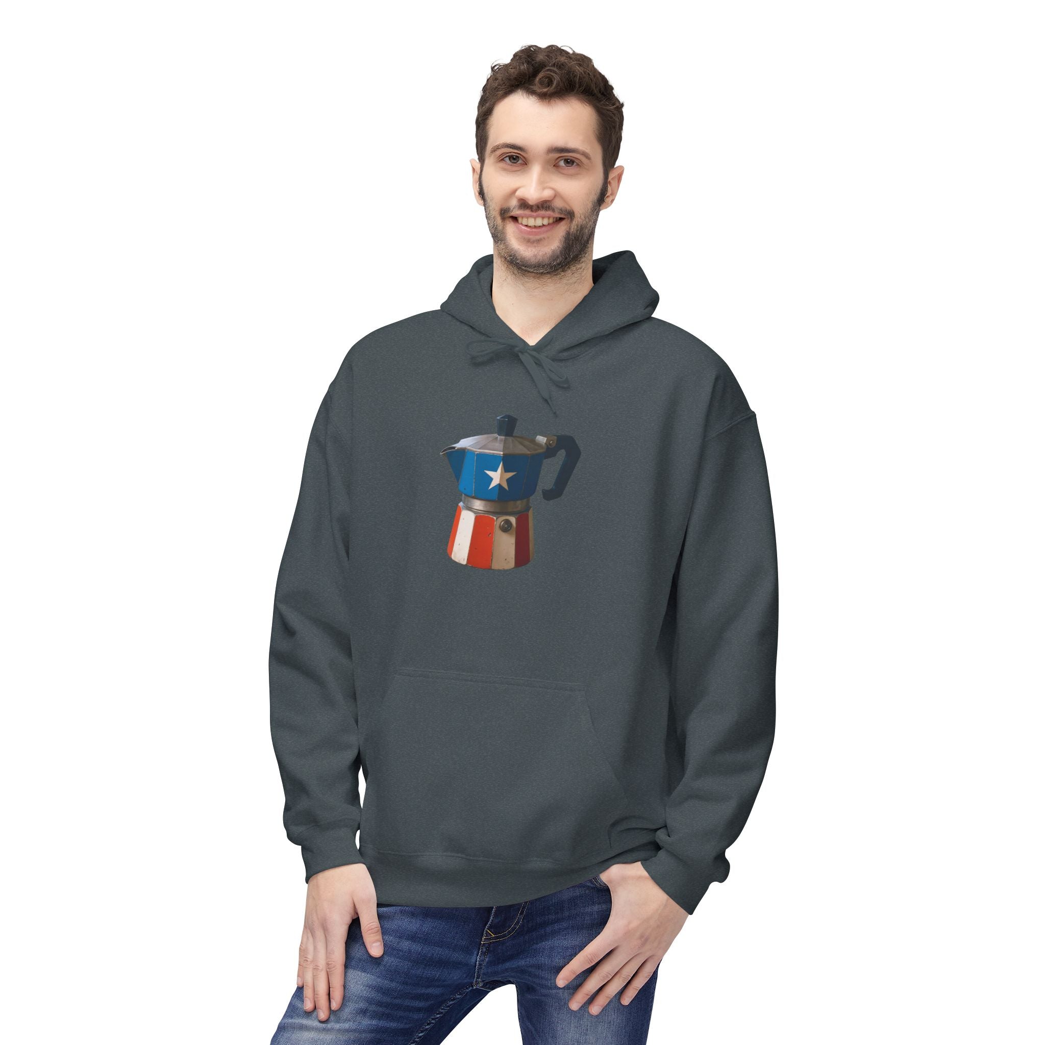 Hoodie Premium “Greca Boricua” Tradición, Café y Orgullo de Puerto Rico 🇵🇷