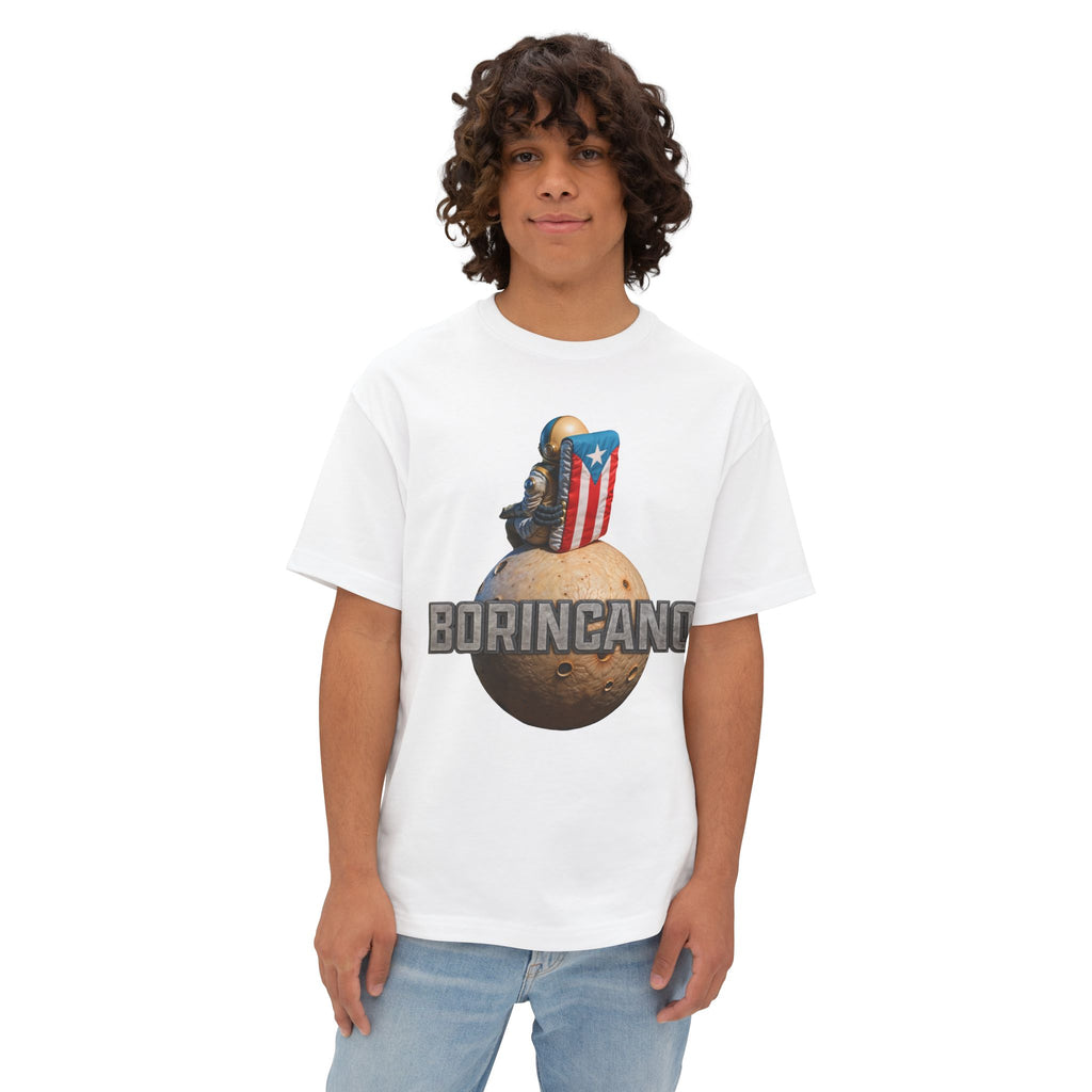 Camiseta Premium Front Print  “Borincano” Oversized Heavy Weight 🇵🇷