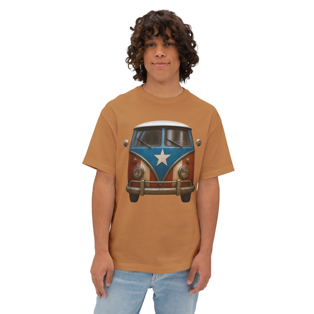 Camiseta Premium front print “La Volky Boricua” – Oversized Heavy Weight 🇵🇷