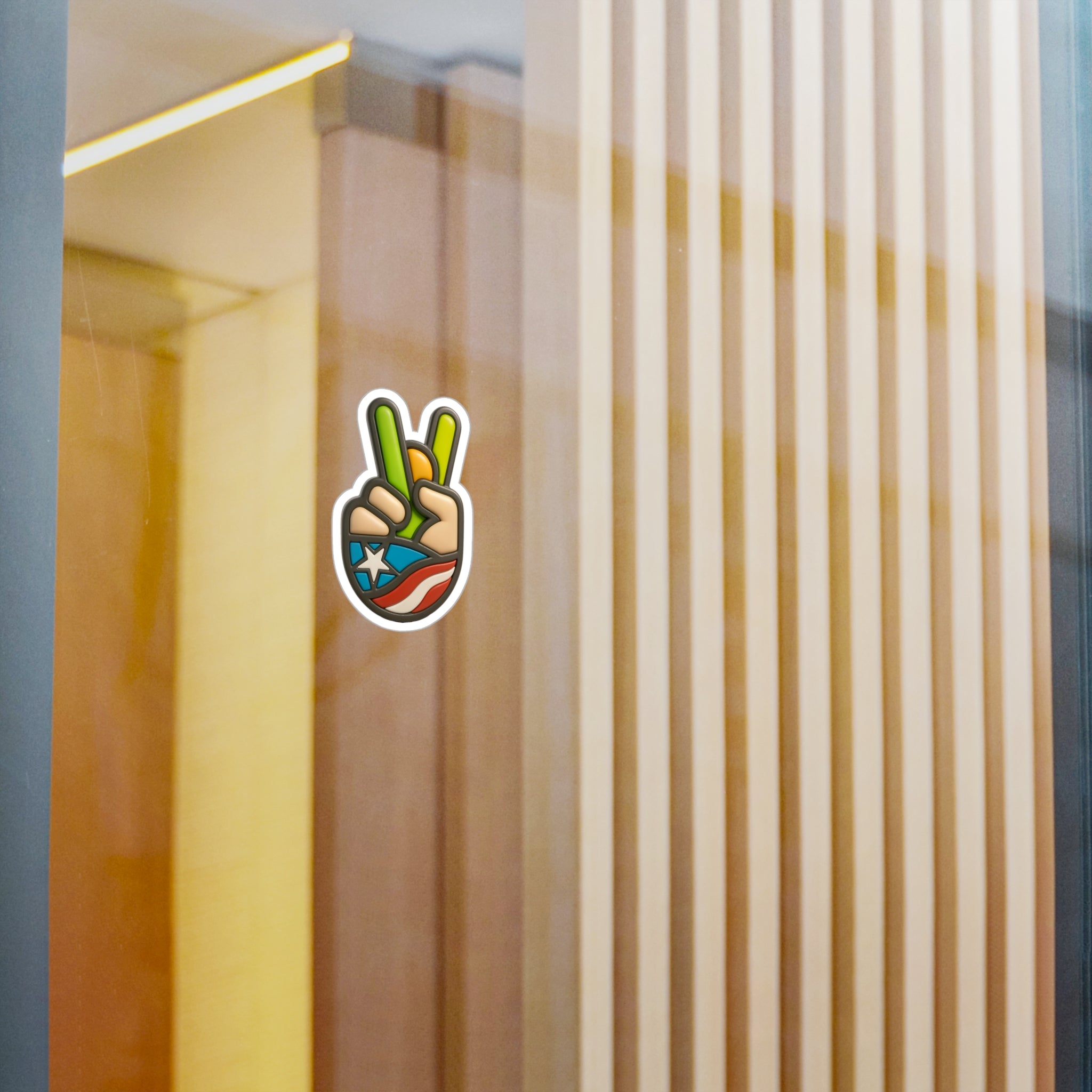 Sticker Paz Boricua Stickers de Puerto Rico -Jibarillo