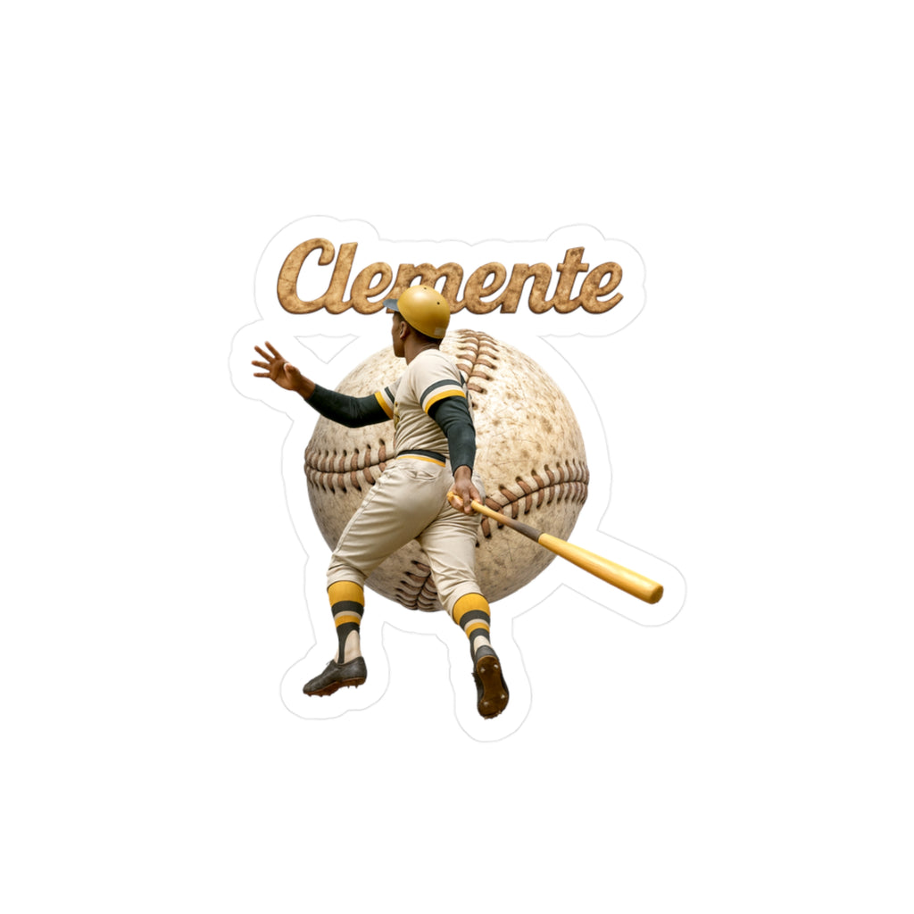 Sticker Roberto Clemente Leyenda Boricua del Béisbol - Jibarillo