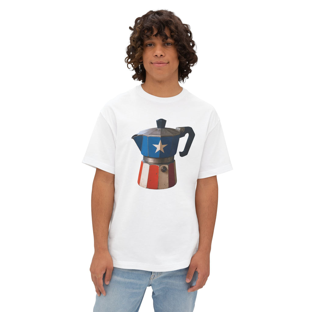 Camiseta Premium front print “Greca Boricua” – Oversized Heavy Weight 🇵🇷