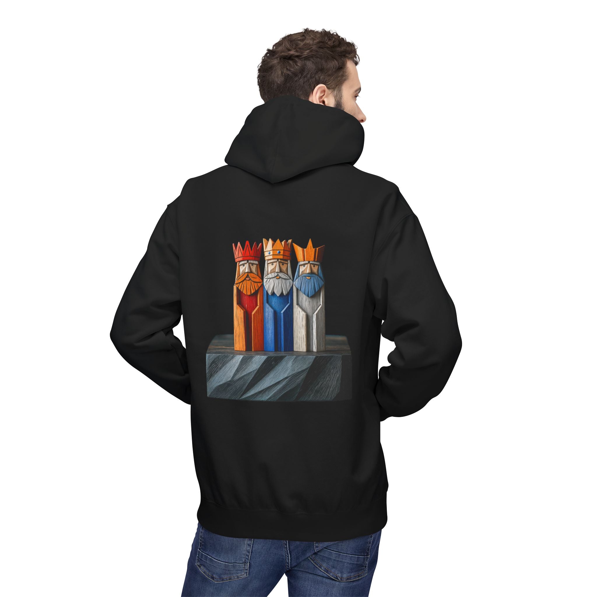 Hoodie Premium “Tres Reyes Boricuas” Tradición, Fe y Orgullo de Puerto Rico 🇵🇷