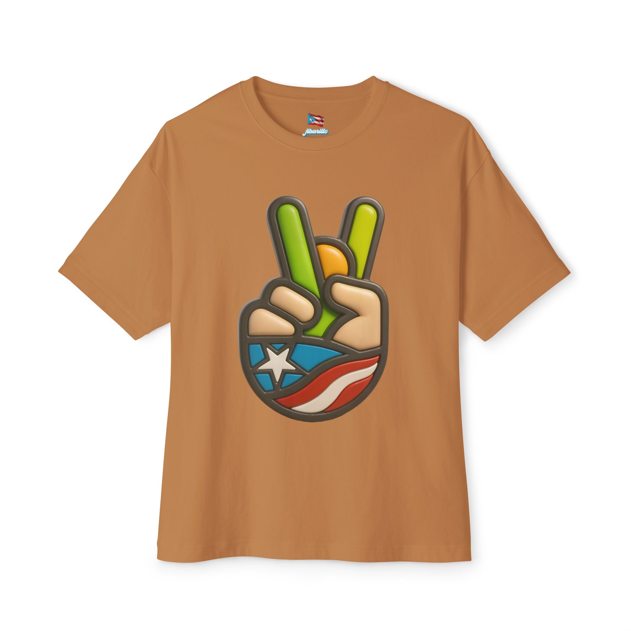 Camiseta Premium front print “Paz Boricua” Orgullo y Cultura de Puerto Rico 🇵🇷