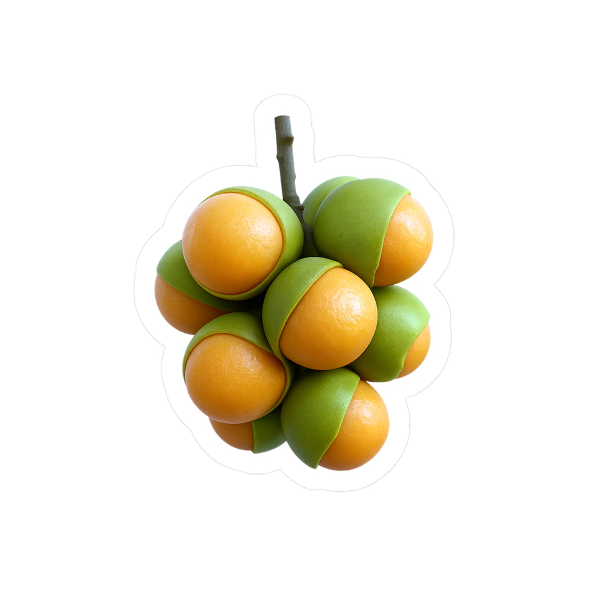 Sticker Quenepas Boricuas Sabor y Cultura de Puerto Rico - Jibarillo