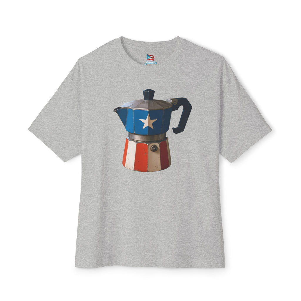 Camiseta Premium front print “Greca Boricua” – Oversized Heavy Weight 🇵🇷
