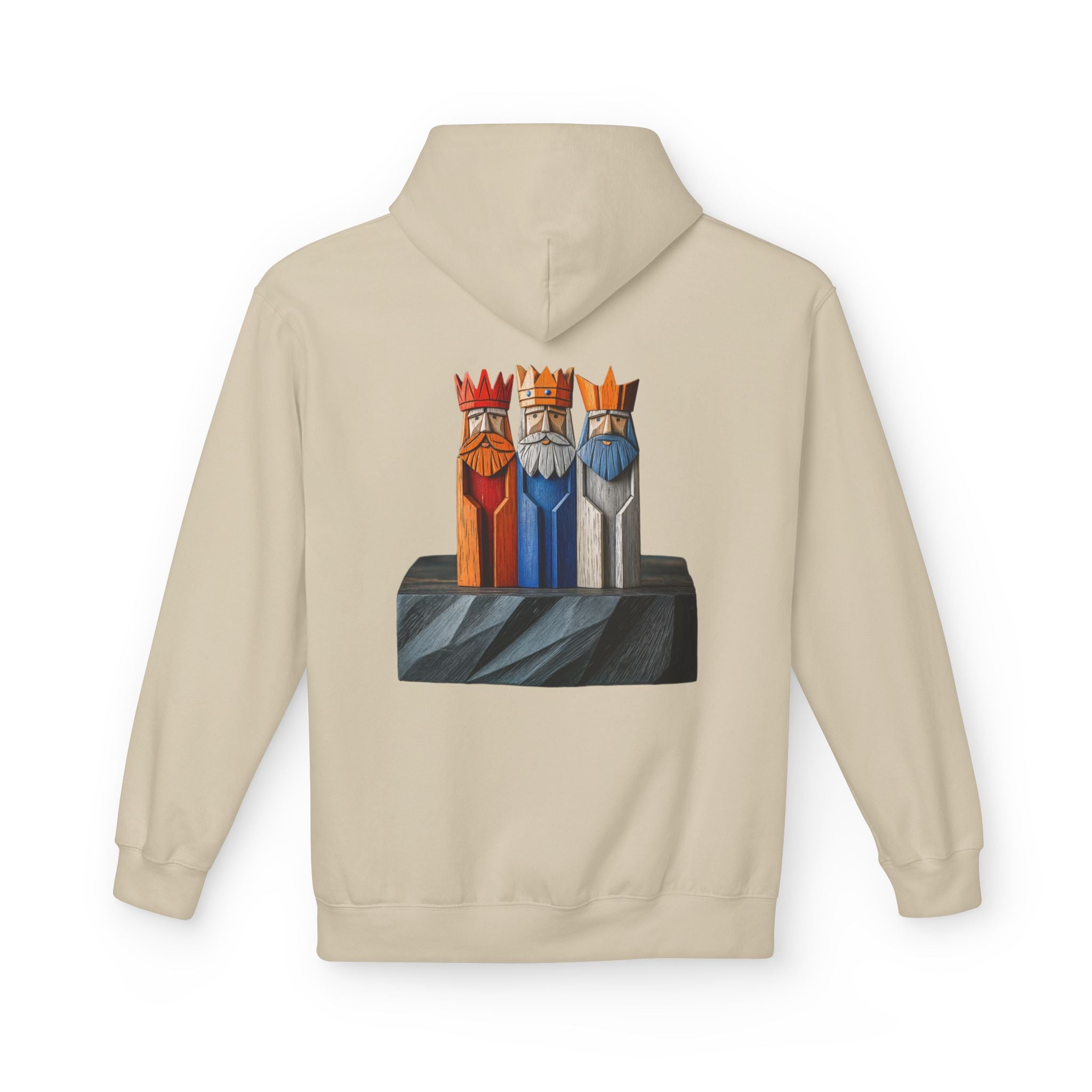 Hoodie Premium “Tres Reyes Boricuas” Tradición, Fe y Orgullo de Puerto Rico 🇵🇷