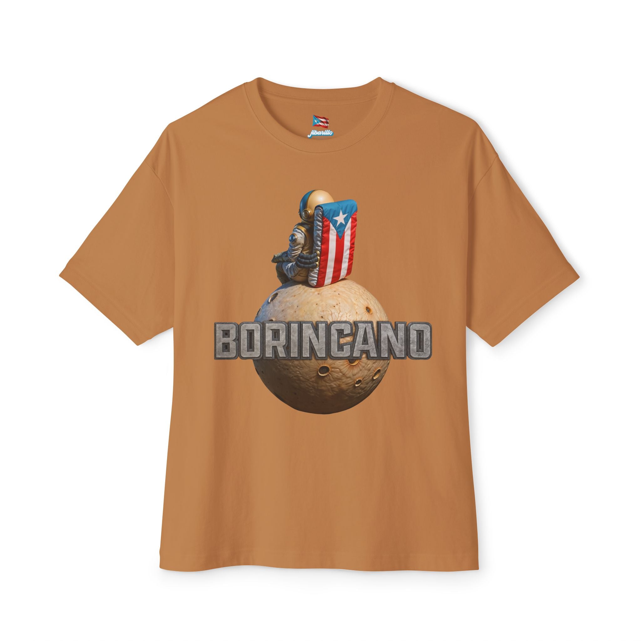 Camiseta Premium Front Print  “Borincano” Oversized Heavy Weight 🇵🇷