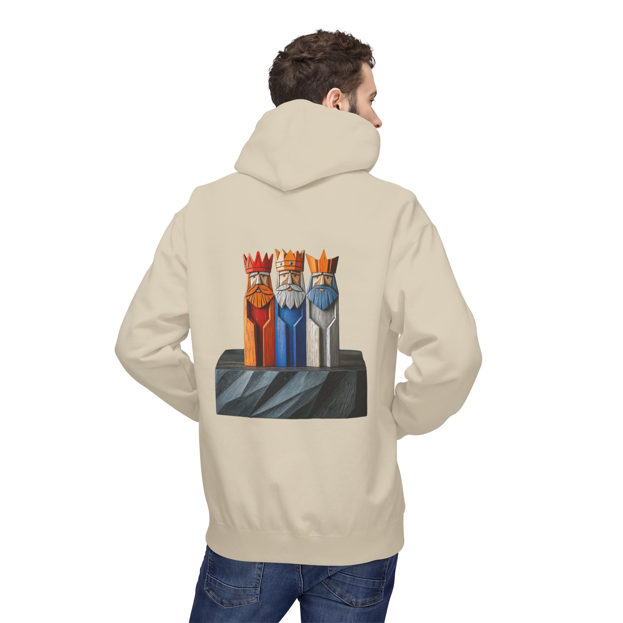 Hoodie Premium “Tres Reyes Boricuas” Tradición, Fe y Orgullo de Puerto Rico 🇵🇷